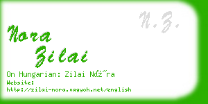 nora zilai business card